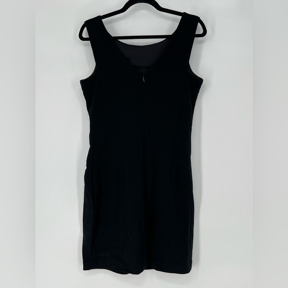 BOSTON PROPER Elegant LITTLE Black Sleeveless Dress FLATTERING COMFY STRETCH - Picture 4 of 7